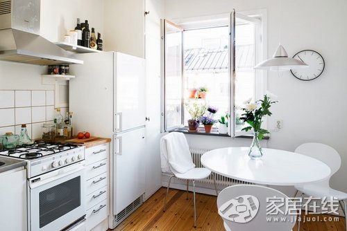 44平北欧单身公寓 阳光满满且花儿朵朵
