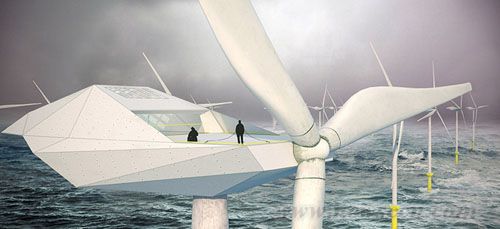 風力渦輪機住宅loft concept