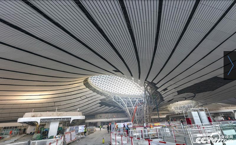 北京大兴国际机场航站楼基本完工