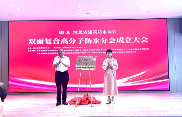 河北防水协会双面复合高分子防水