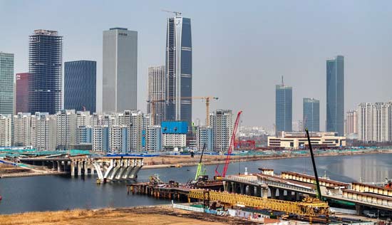 天津：海河“开启桥”建设稳步推进