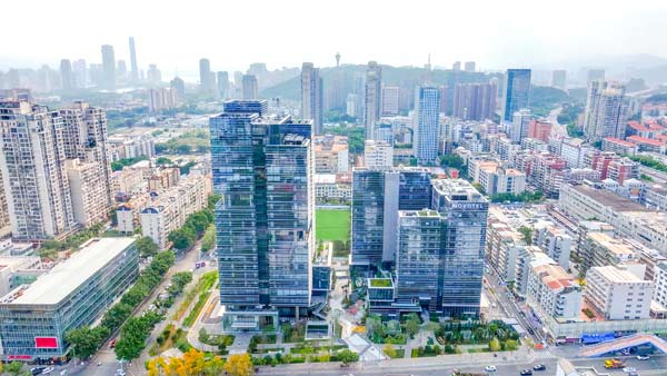 中建三局承建的抖音厦门向量空间科技有限公司