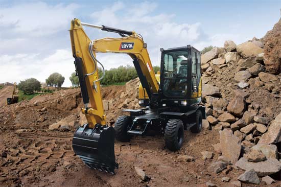 【好车推荐】雷沃FW60F轮式挖掘机，灵