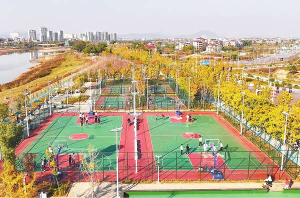 城市公园绿地开放共享  乐享健身好时光