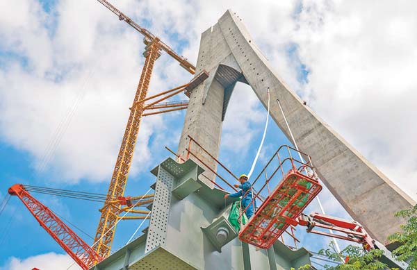 京杭运河特大桥预计2026年底建成通车