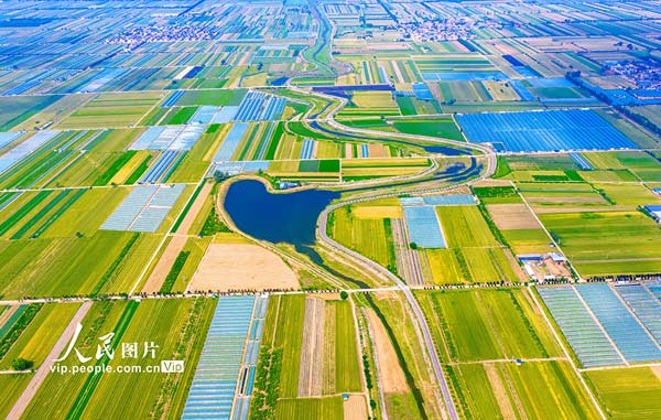 山西夏县:涑水河畔绘就田园盛景