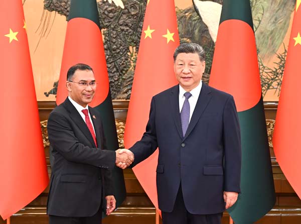 习近平会见孟加拉国总理