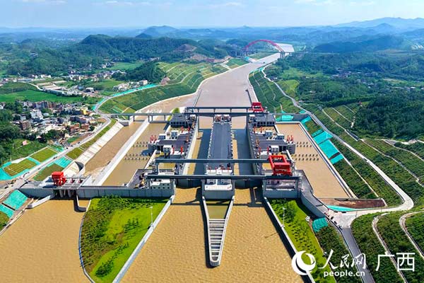 “世纪运河”平陆运河正式通航，奔涌穿行134.