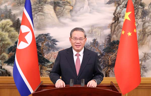 李强在中朝新鸭绿江大桥